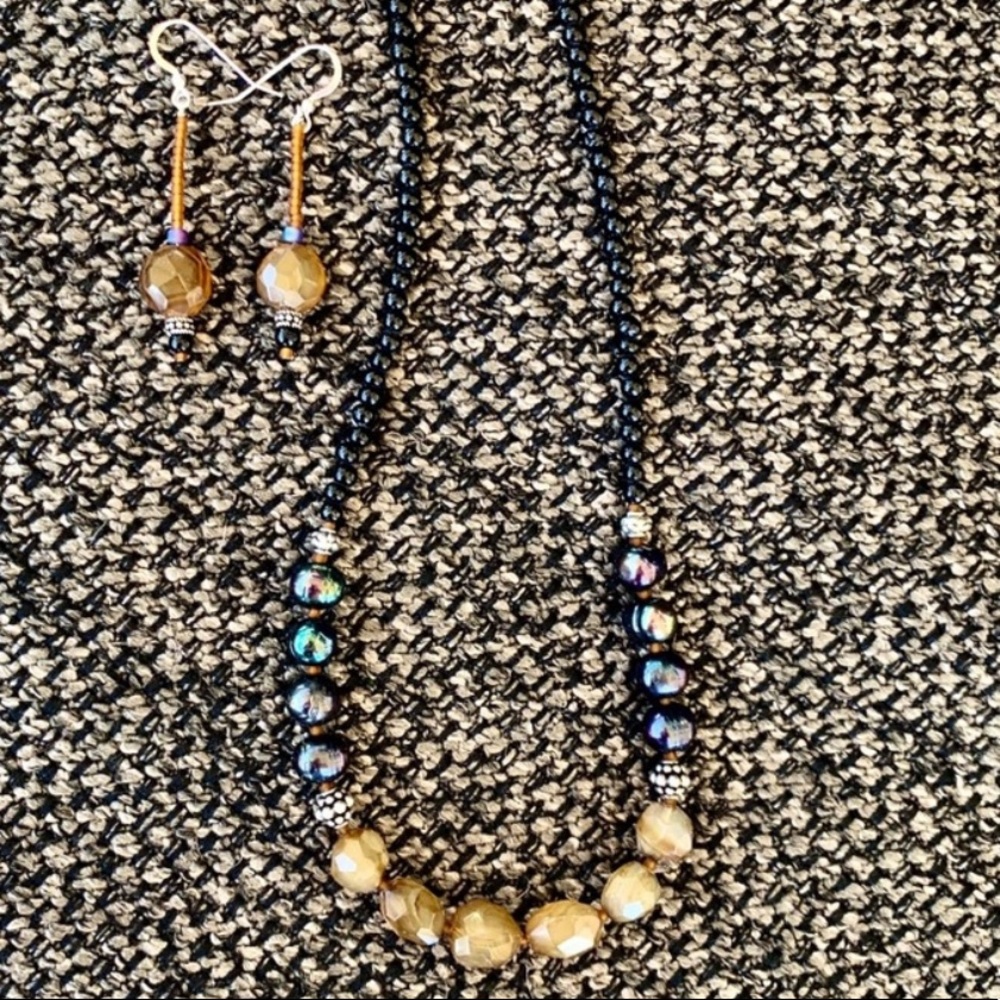 Agate Freshwater Pearl & SSilver accents - Picture 8 of 8